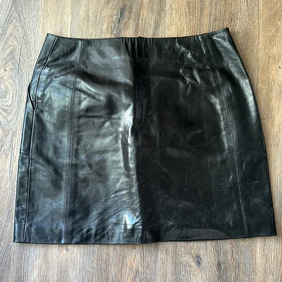 Anine Bing Lamb Leather Skirt XS - Picture 5 of 9